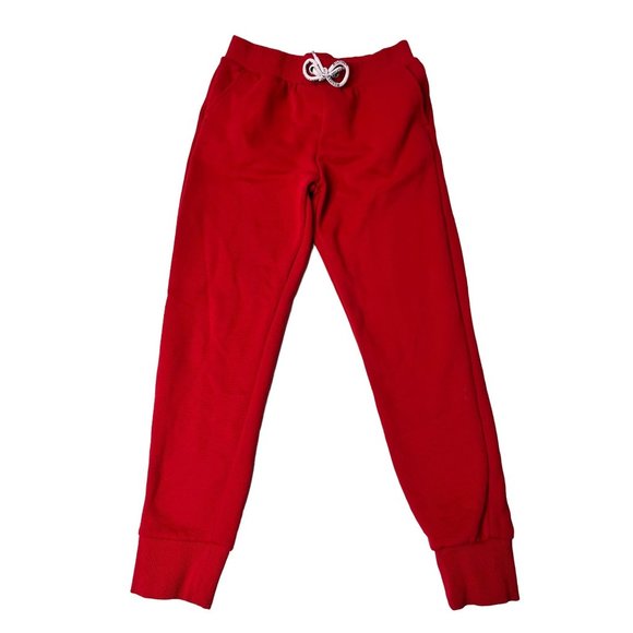 Tommy Hilfiger Red Sweat Pants, Kids Girls, Sz L (12-14) - Picture 1 of 9